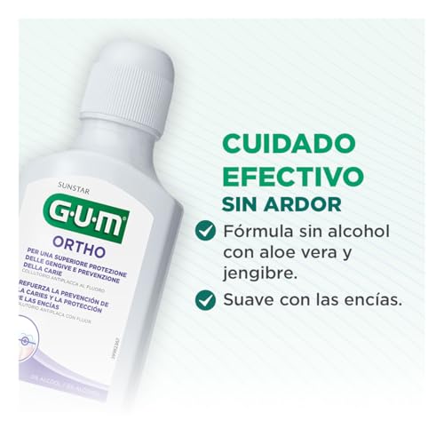 Gum Ortho Anti-Plaque Mouthwash 300ml