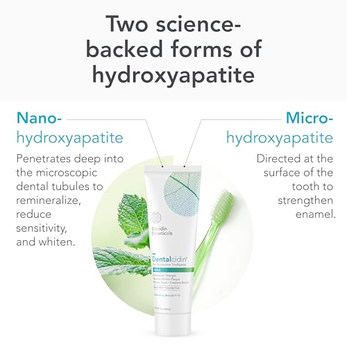 Dentalmin PRO + Dentalflora Tablets by Biocidin - Nano Hydroxyapatite Toothpaste with Oral Probiotic for Healthy Teeth & Gums