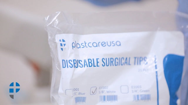 100 Dental Surgical Aspirator White Suction Tips, 1/8 Inch Diameter, 4 Bags of 25 Tips
