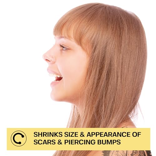 BASE LABORATORIES Piercing Bump Solution & Keloid Bump Removal | Soothing Piercing Aftercare for Piercing Bumps & Keloid Scar Removal | Ear & Nose Keloid Bumps Piercing Aftercare Solution Oil | 0.5 oz 0.5 Fl Oz (Pack of 1)