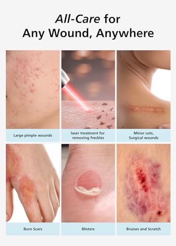EasyDerm Thin Hydrocolloid Wound Dressing 1 Pack(2ea) - 4"x4" -Healing Care 1 Pack(2 Dressings)