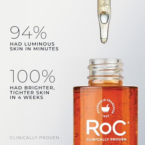 RoC Vitamin C Serum for Face Multi Correxion Revive + Glow, 10% Active, 1oz Vitamin C Daily Serum