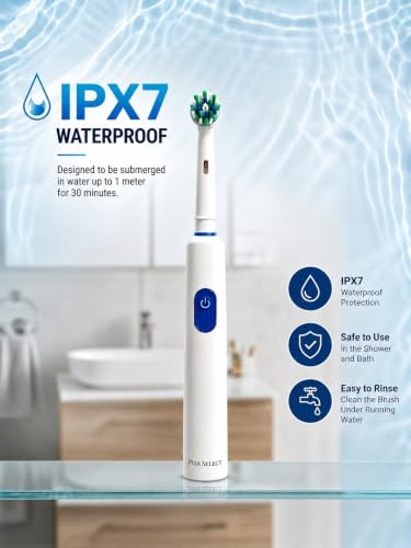Sonic Electric Toothbrush Rechargeable 5 Modes, IPX7 Waterproof