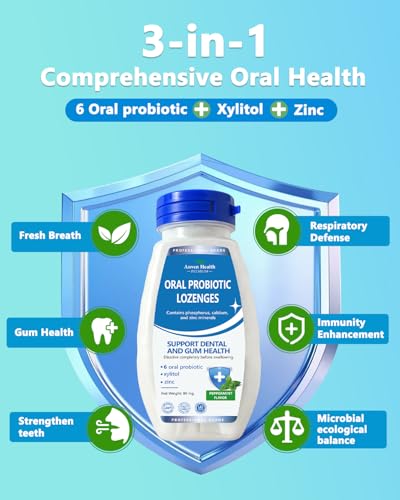 Oral Probiotics Lozenges for Adults,Bad Breath Treatment, 90D 90 Count (Pack of 1)