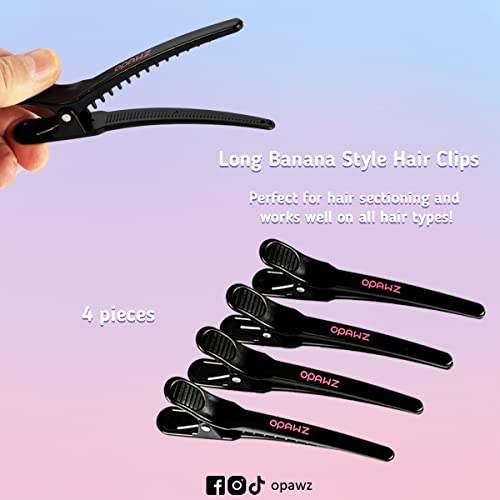 OPAWZ 16Pcs Hair Dye Coloring Kit, Brush and Mixing Bowl Set, Hair Dye Tools Kit, Include Mixing Bowl, Applicator, Clips, Brushes, Comb, Gloves and Reusable Travel Bag for DIY Salon