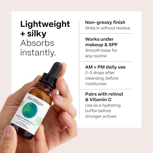Mad Hippie Corrective Peptide Serum for Face, 1.02 Fl Oz Ea