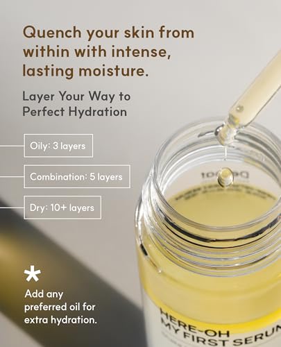 De:maf Here-Oh My First Hydrating Serum, Hyaluronic Acid, 5.24 fl oz Original 5.24 Fl Oz (Pack of 1)