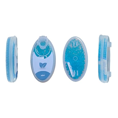 Linpel Mint-Infused Air Freshening Beads/Crush Balls - 400pcs for Masks & Personal Air Spaces - Ideal for Workout Masks, Menthol Beads (Large 400)