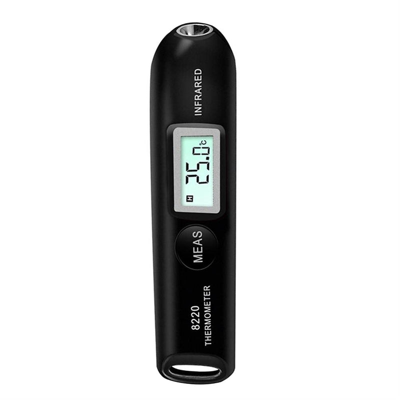 Contactless Mini Digital Infrared Thermometer Handheld Portable Pocket Temperature Pen with LCD Display for Industrial Use Accurate Readings in Celsius and Fahrenheit Wide Range -50°C to 220°C