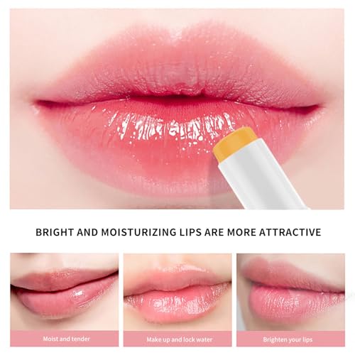 Lip Lightening for Dark Lips, Turmeric Lip Balm, Moisturizing Lip Care for Dry Lips, Lip Exfoliator Scrub for Lip Softening & Hydration (2PC) 2PC
