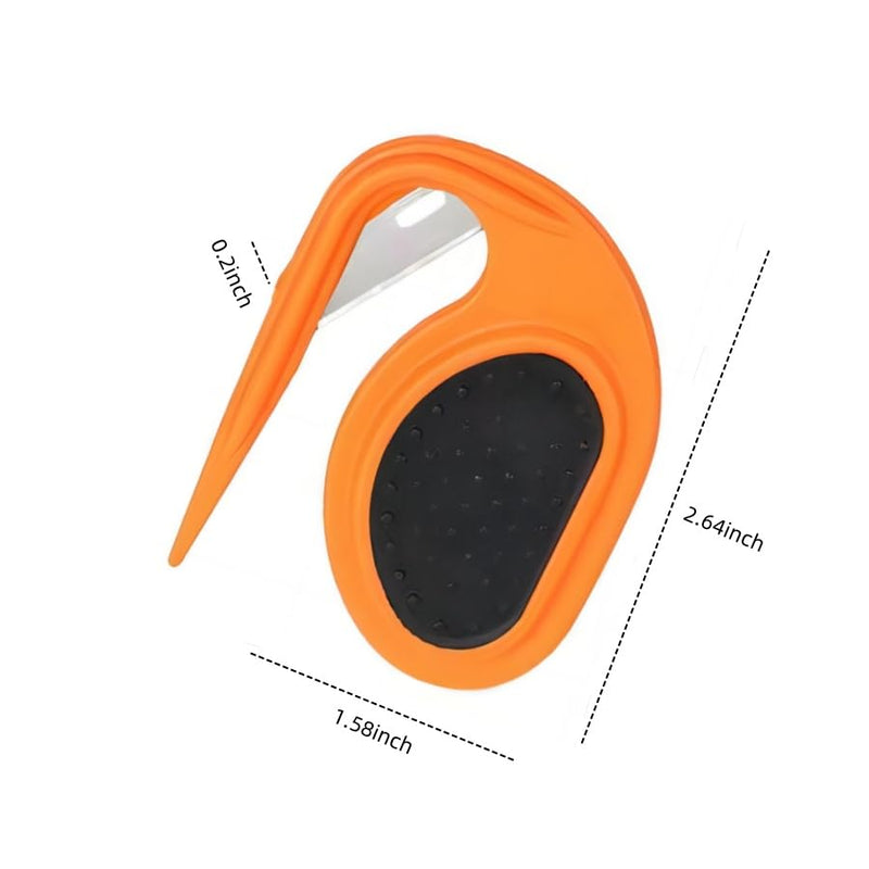 Knotting Comb for Cats, Multifunctional Dog Comb for Dog, Pet Hair Removal Tool, Cat Dog Knot Remover, Grooming Comb for Dogs and Cats, Pet Knotting Comb for Medium to Long Hairs (1PC, Orange) - BeesActive Australia