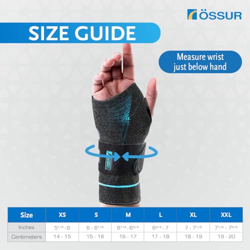 Össur Formfit Pro Wrist Support – Carpal Tunnel Wrist Brace with Adjustable Compression, Aluminum Stay, Breathable Support for Tendonitis, Arthritis, Sprains & Wrist Pain Relief - Left/Medium Medium Left