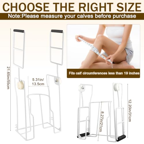 Upgraded Large Compression Sock Aid Device with Extended Handle, Compression Sock Donner Helper with Adjustable Angle, Suitable for Seniors, Cannot Bend, Arthritis, Recovering from Surgery