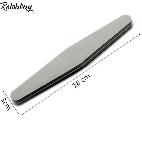 10 Pack Nail File 240/240 Grit Nail Buffer Sponge File set-3