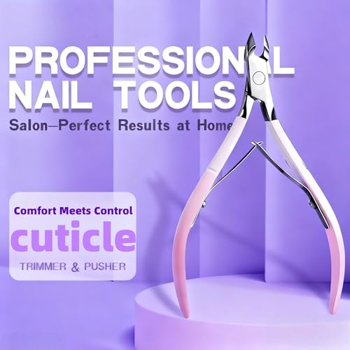 Kylara Cuticle Trimmer,Professional Cuticle Nippers,Stainless Steel Cuticle Cutter and Clippers Rustproof Durable Nail Art Tools for Toenails & Fingernails & Women,Salon and Home Use(1PCS) Cuticle Nipper 1PCS