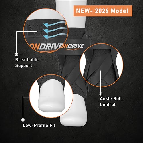 Basketball Ankle Brace, Adjustable Rigid Stabilizer, Men Women Small