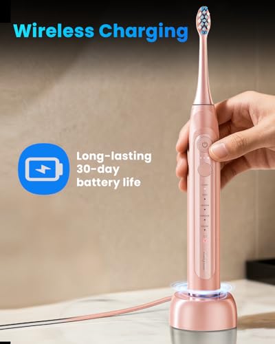 Onlyone Sonic Electric Toothbrush for Adults, Water Dental Flosser Pick for Teeth 300ML