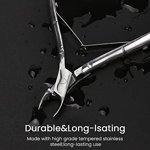 Professional Cuticle Trimmer Cuticle Nippers,Pedicure Nail Care Tool Silver