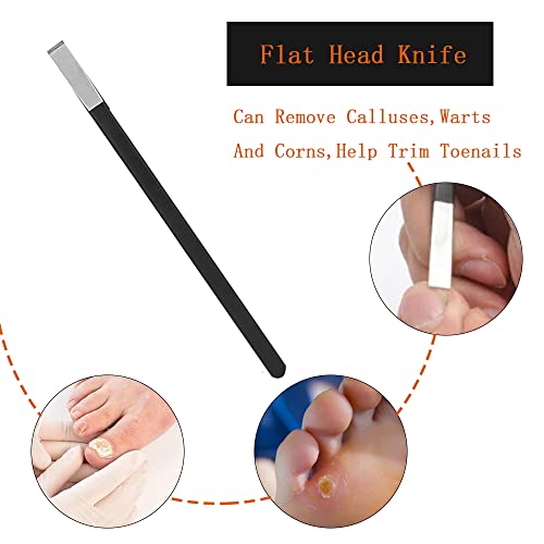 Watris Veiyi Pedicure Knife Set for Callus Removal Dead Skin