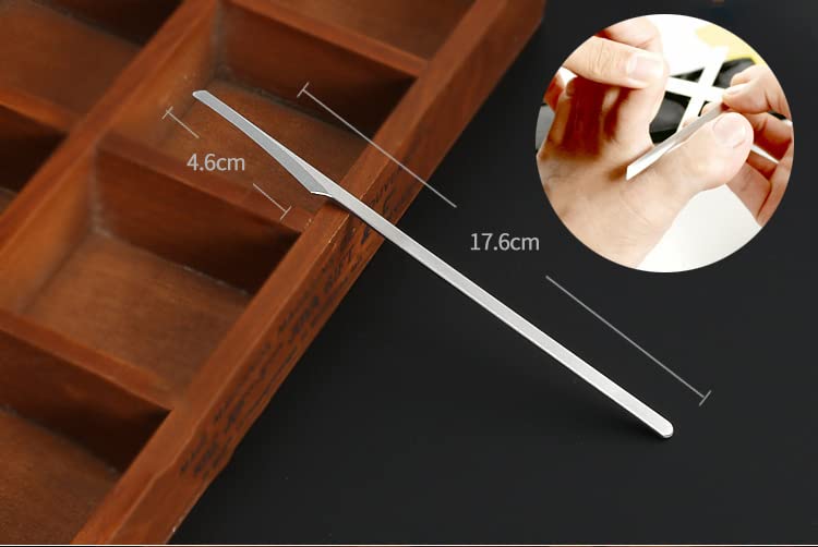 3PCS Stainless Steel Ingrown Toenail Pedicure Knife Set, Professional Foot Repair Sharp Blade Kit for Nail Corn Callus