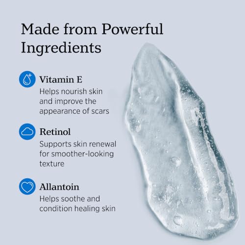 NUVADERMIS Scar Cream Gel for Surgical Scars | Retinol & Vitamin E, 1.7oz 1 Pack