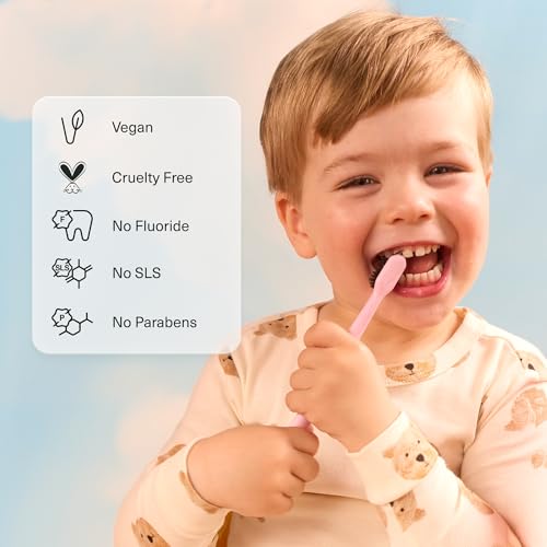 Boka Kids Toothpaste - Fluoride Free Nano Hydroxyapatite Toothpaste 4 Ounce (Pack of 3) F. Orange Cream, Watermelon Mint, Strawberry Mango
