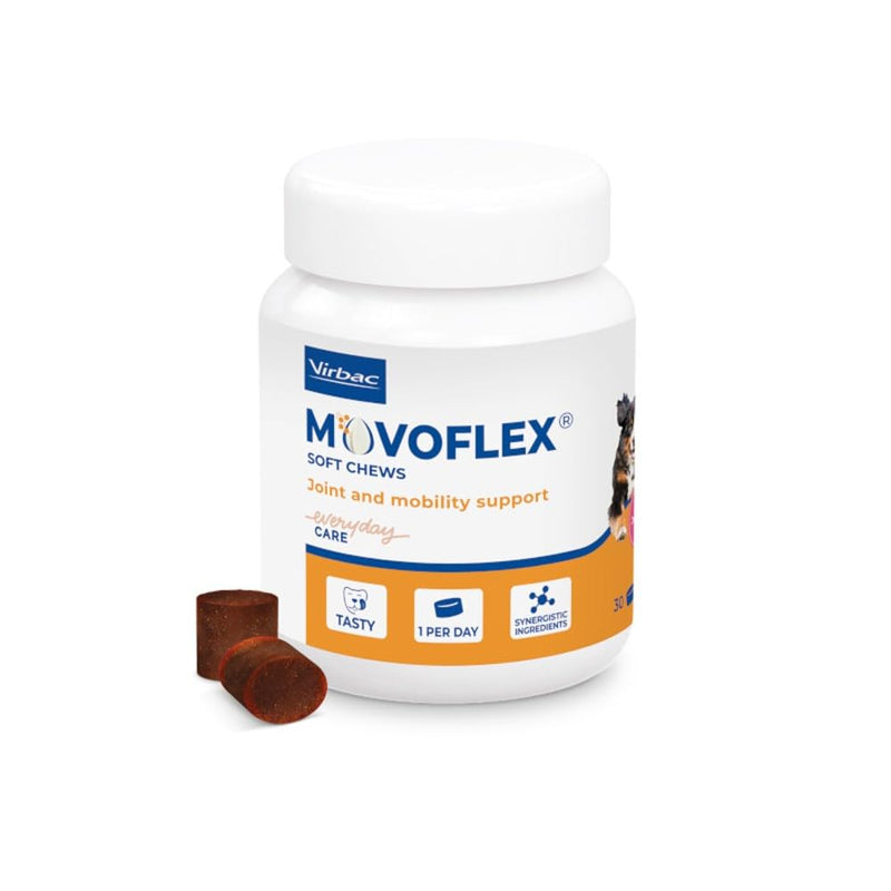 MOVOFLEX® Joint Supplement for Large Dogs >35kg | Supports Joints & Mobility| Fast-Acting Tasty chews | 30 Chews