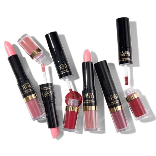 LAURA GELLER NEW YORK Prep-n-Go Lip Scrub and Gloss Tint Duo, Victory Lap 02 Victory Lap