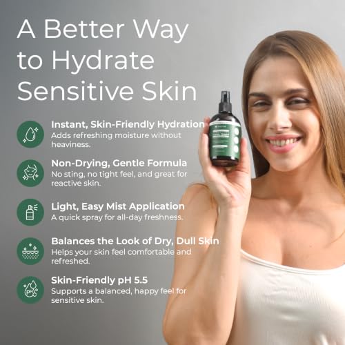 Tree To Tub Ginseng Green Tea Toner Spray for Hydration, 4 Fl Oz Gentle Grapefruit Citrus 4 Fl Oz (Pack of 1)