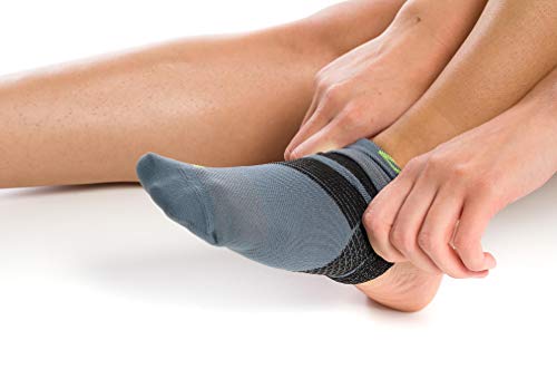 Plantar Fasciitis Socks, Ankle Compression, Foot & Arch Support Gray/Black XX-Large