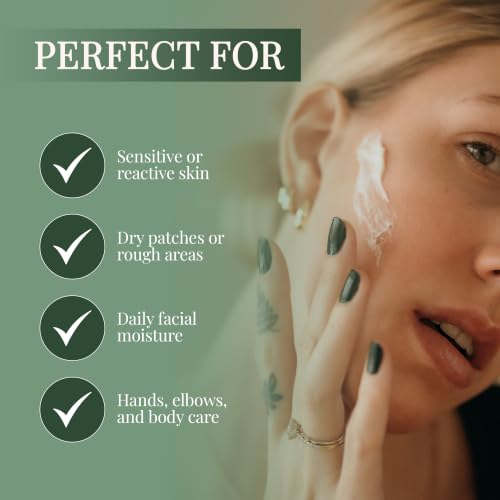 R&R Collective Frankincense Tallow Face Moisturizer – 100% Grass-Fed Whipped Beef Tallow Balm for Dry, Sensitive Skin, Eczema & Psoriasis – Handmade Natural Skincare – 2 oz