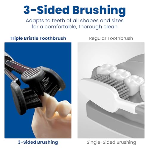 Replacement Brush Head Refills, Charcoal Infused, 2 Pack Black