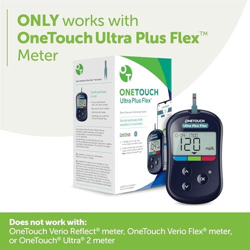OneTouch Ultra Plus Test Strips for Ultra Plus Flex Meter, 30 Count, 2 Pack 30 Count (Pack of 2)