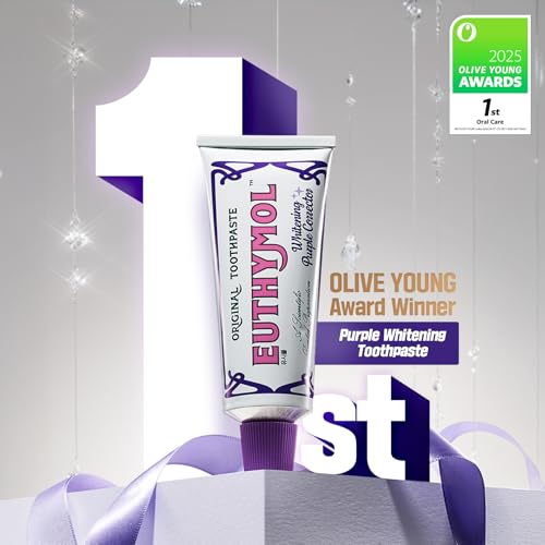 EUTHYMOL Vintage Purple Whitening Duo - Purple Toothpaste & Gold Squeezer