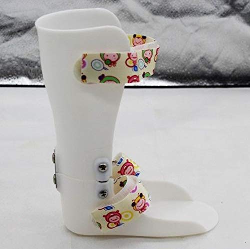 Kids AFO Drop Foot Splint Toddler Custom Othopedic Ankle Foot Brace Night Splint Support for Children (S-Right: 5.9IN) S-Right: 5.9IN