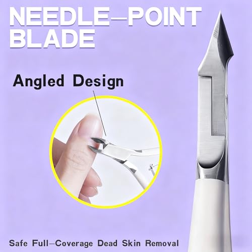 Kylara Cuticle Trimmer,Professional Cuticle Nippers,Stainless Steel Cuticle Cutter and Clippers Rustproof Durable Nail Art Tools for Toenails & Fingernails & Women,Salon and Home Use(1PCS) Cuticle Nipper 1PCS
