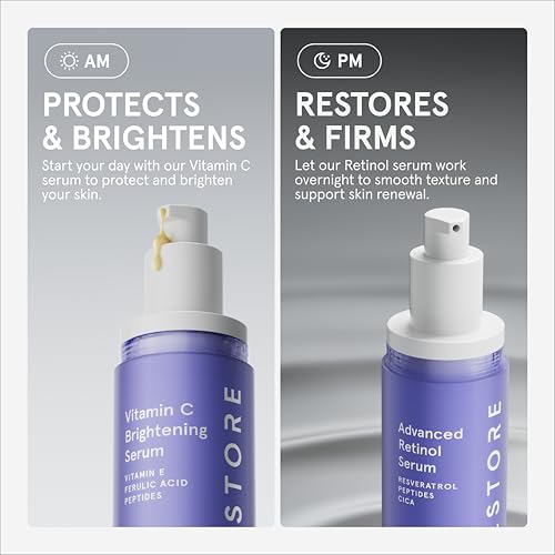 iRestore Retinol Serum for Face - 1% Retinol with Peptides & Hyaluronic Acid - Anti Aging Night Serum for Sensitive Skin - Fragrance Free, Reduces Fine Lines, Wrinkles (Pack of 1) Pack of 1