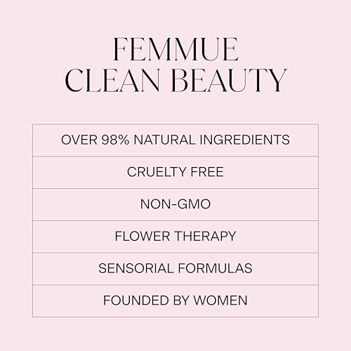 FEMMUE Lip Sleeping Mask (Rosy Petal) | Hydrating Balm to Soften Dry, Chapped Lips | Overnight Moisturizing Treatment With Vitamin E | Korean Beauty Skincare Rosy Petal