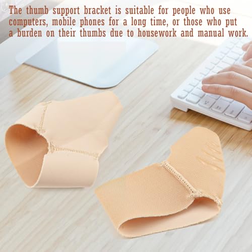 2Pcs Thumb Brace, Elastic Thumb Support Brace Thumb Compression,Thumb Support for Joint Pain Tendonitis Sprain