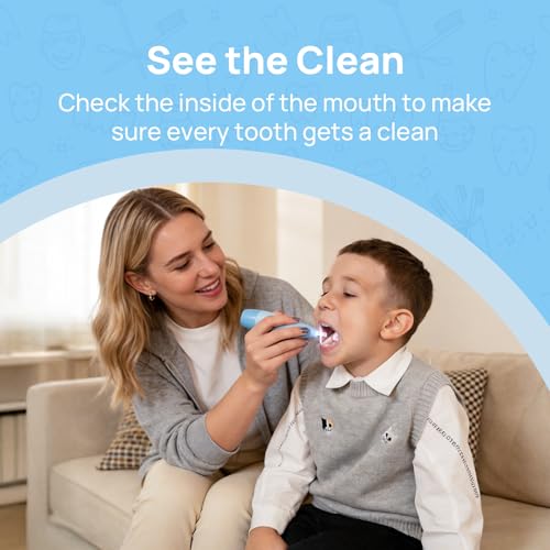Papablic Baby Tongue Cleaner for Ages 0-2 and Kids Electric Toothbrush for Ages 4+