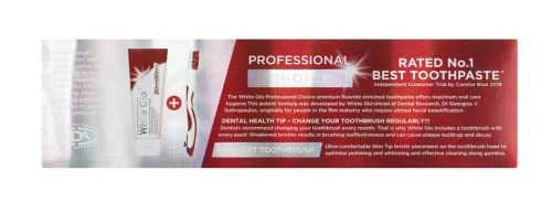 White Glo Extra Strength Whitening Toothpaste Professional Choice (100ml) - Pack of 6