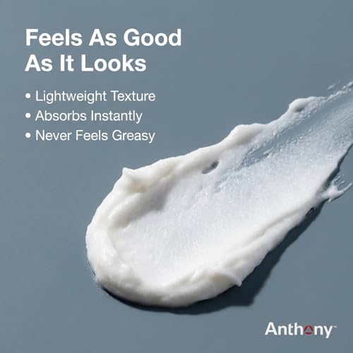Anthony All-Purpose Facial Moisturizer – Men’s Hydrating Lotion for Dry Skin – Lightweight, Non-Comedogenic, Anti-Aging Formula – 3 Fl Oz 3 Fl Oz (Pack of 1)