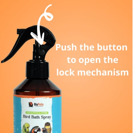 Eucalyptus and Thyme Extract Bird Bath Spray I Special Herbal Formula for Vibrant and Healthy Feathers I Suitable for All Birds - 8 Fl Oz. - BeesActive Australia