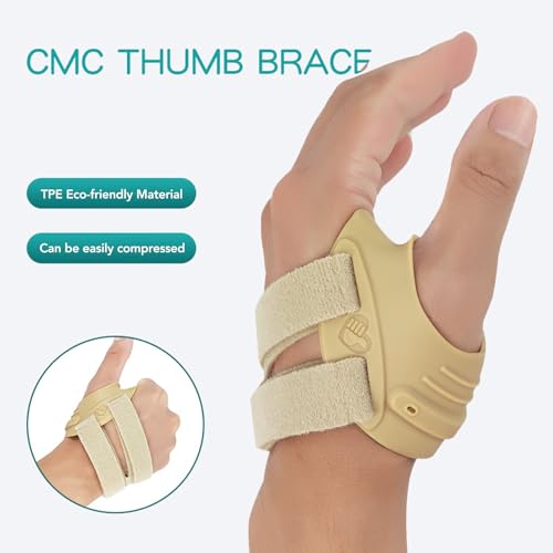 FOSA CMC Thumb Brace, Thumb Brace Right Hand for Osteoarthritis Pain, CMC Thumb Brace Right Hand Support, CMC Thumb Brace Thumb Splint Thumb Stabilizer