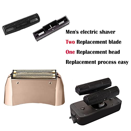 Shaver Replacement Pro Foil & Cutter,Compatible with andis TS-1 Shaver Head Rose Gold 2 Pack