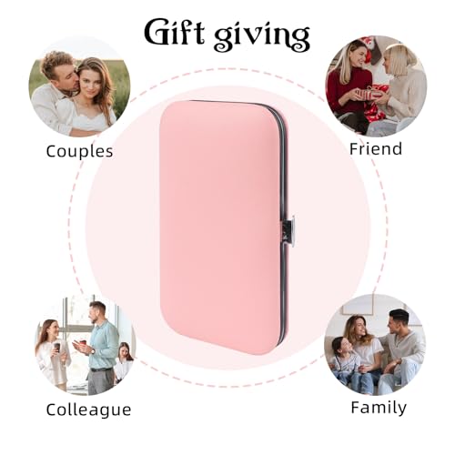 Manicure Set 8 in 1 Nail Clipper Set,RedFlow Nail Clippers,Fingernail & Toenail Clippers,Manicure Tools,Pedicure Tools,Suitable for Travel Manicure Kit,Nail Set Kit with Everything Profe (Pink) Pink