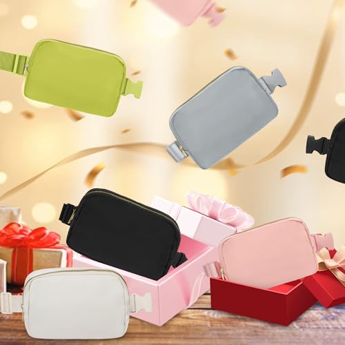 VOROLO Fanny Pack For Women And Men Crossbody Bag Belt Bag with Adjustable Strap Graduation Gifts Black+Khaki 2 Pack Fanny Pack