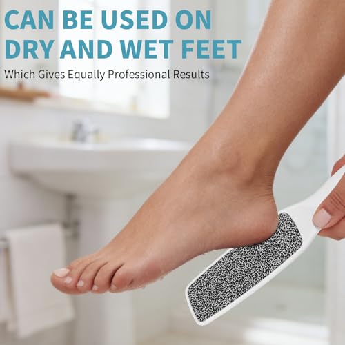 Fu Store Hard Skin Remover Foot File Foot Callus Remover Foot Scrubber White