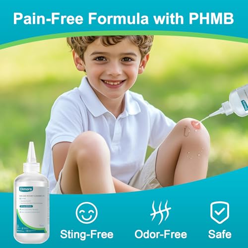 Dimora Skin and Wound Cleanser, First Aid Wound Wash Solution 8oz/237ml 237ml