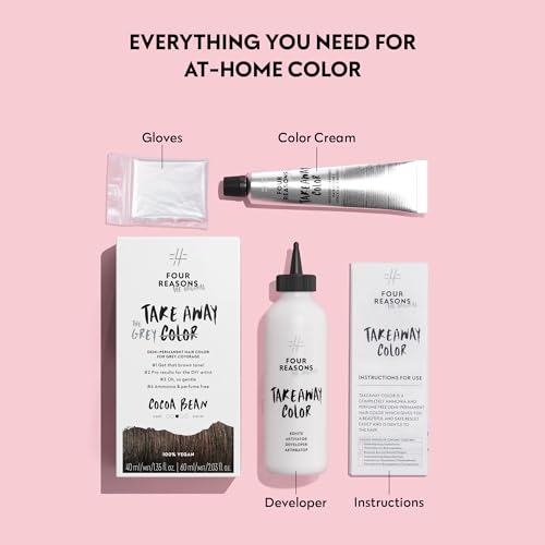 FOUR REASONS Root Touch Up Hair Color Dye - Cocoa Bean 5.0, Demi Permanent 5.0 COCOA BEAN